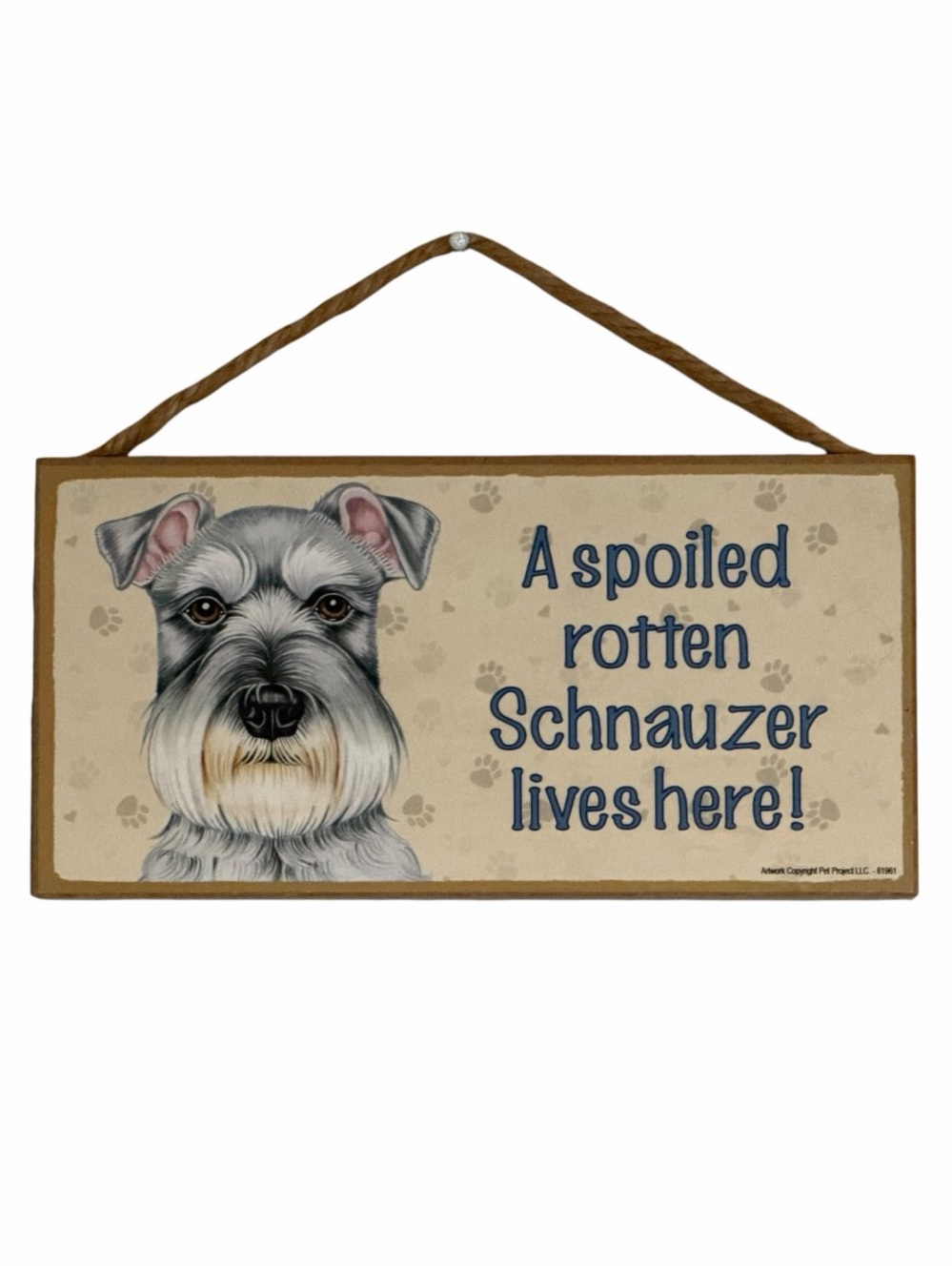 Schnauzer Pet Sign - Decorative Plaque - Picture 2 of 3